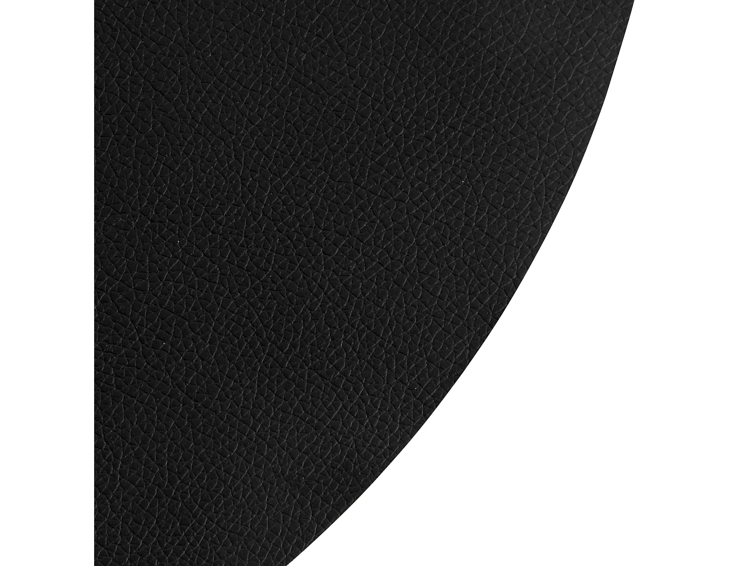 Set de Table Rond "Tenor" 38cm Noir