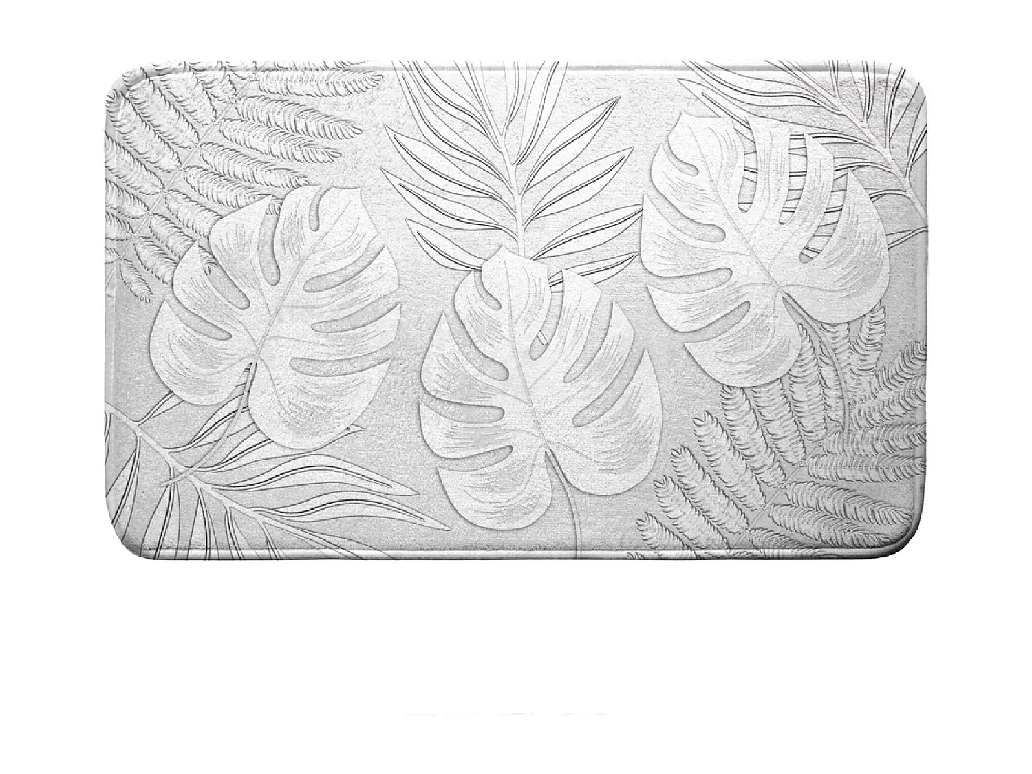 Tapis de Bain Microfibre "Amber" 45x75cm Gris