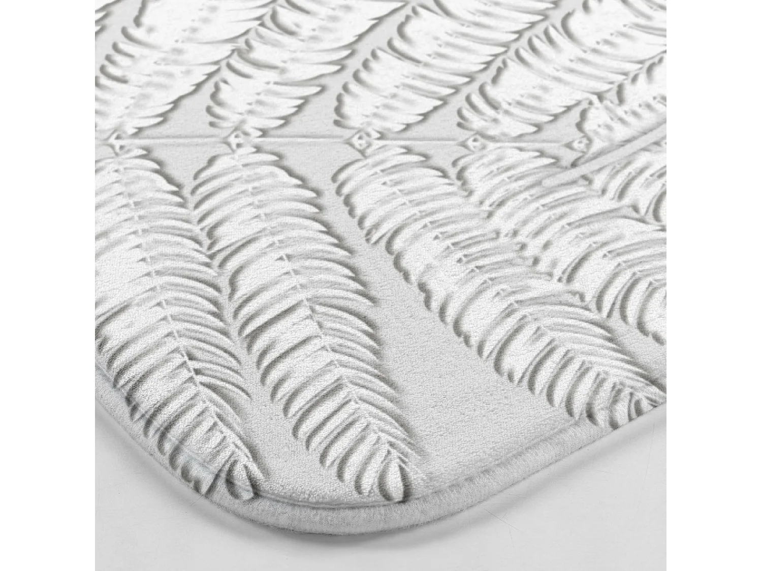 Tapis de Bain Microfibre "Amber" 45x75cm Gris