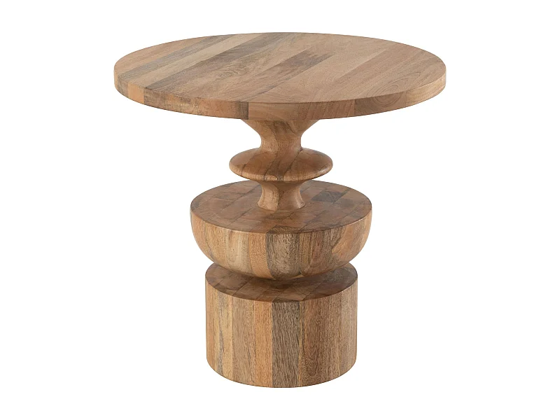 Table basse en bois de manguier naturel style contemporain