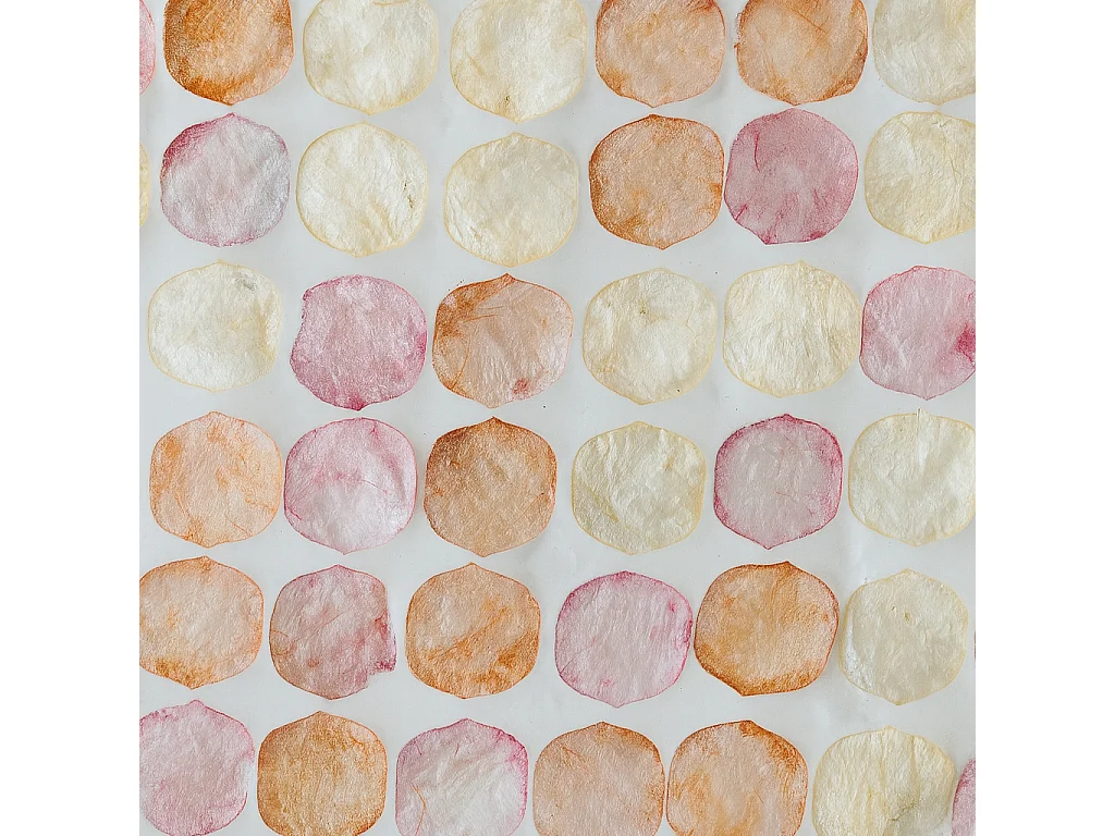 Now's Home - Meuble D'appoint En Coquille De Capiz Rose 35x35xh45cm Elora