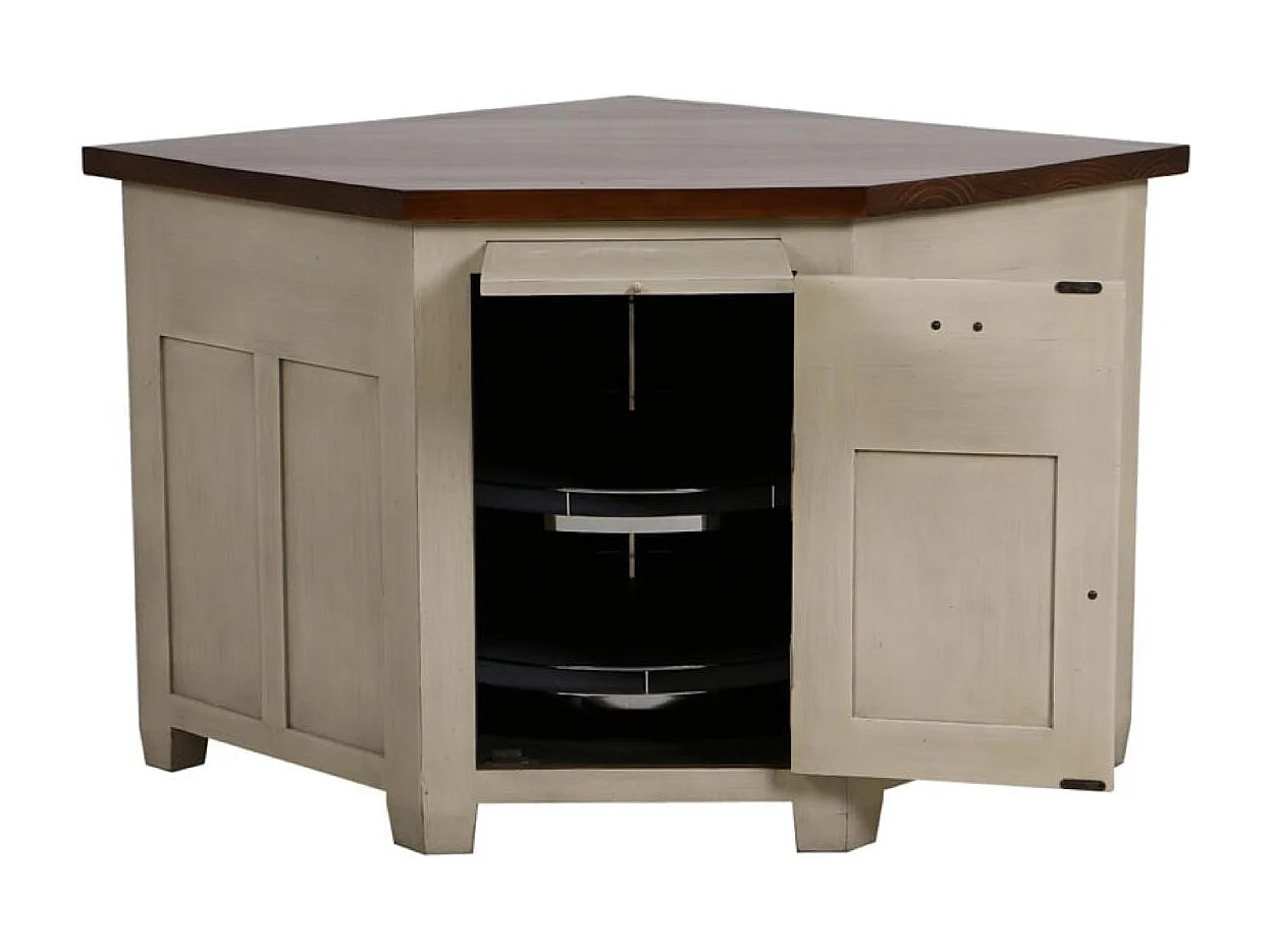 Meuble de cuisine bas d'angle Bois Beige - Brocante Interior's