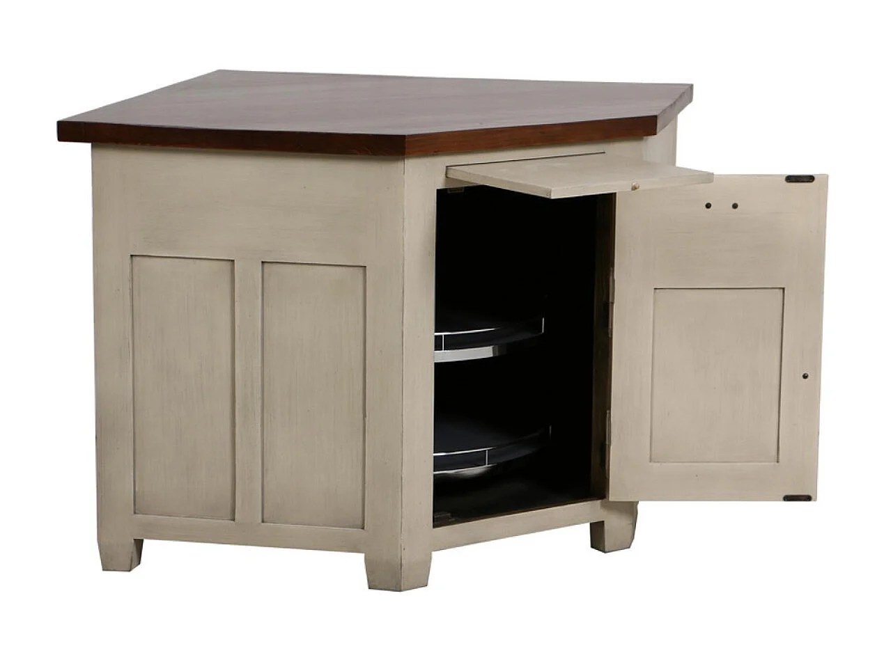 Meuble de cuisine bas d'angle Bois Beige - Brocante Interior's