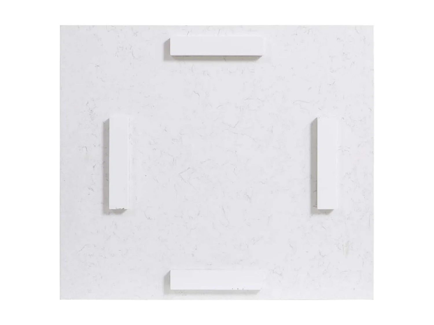 Meuble bas 1 porte Pierre Blanc - Harmonie Interior's