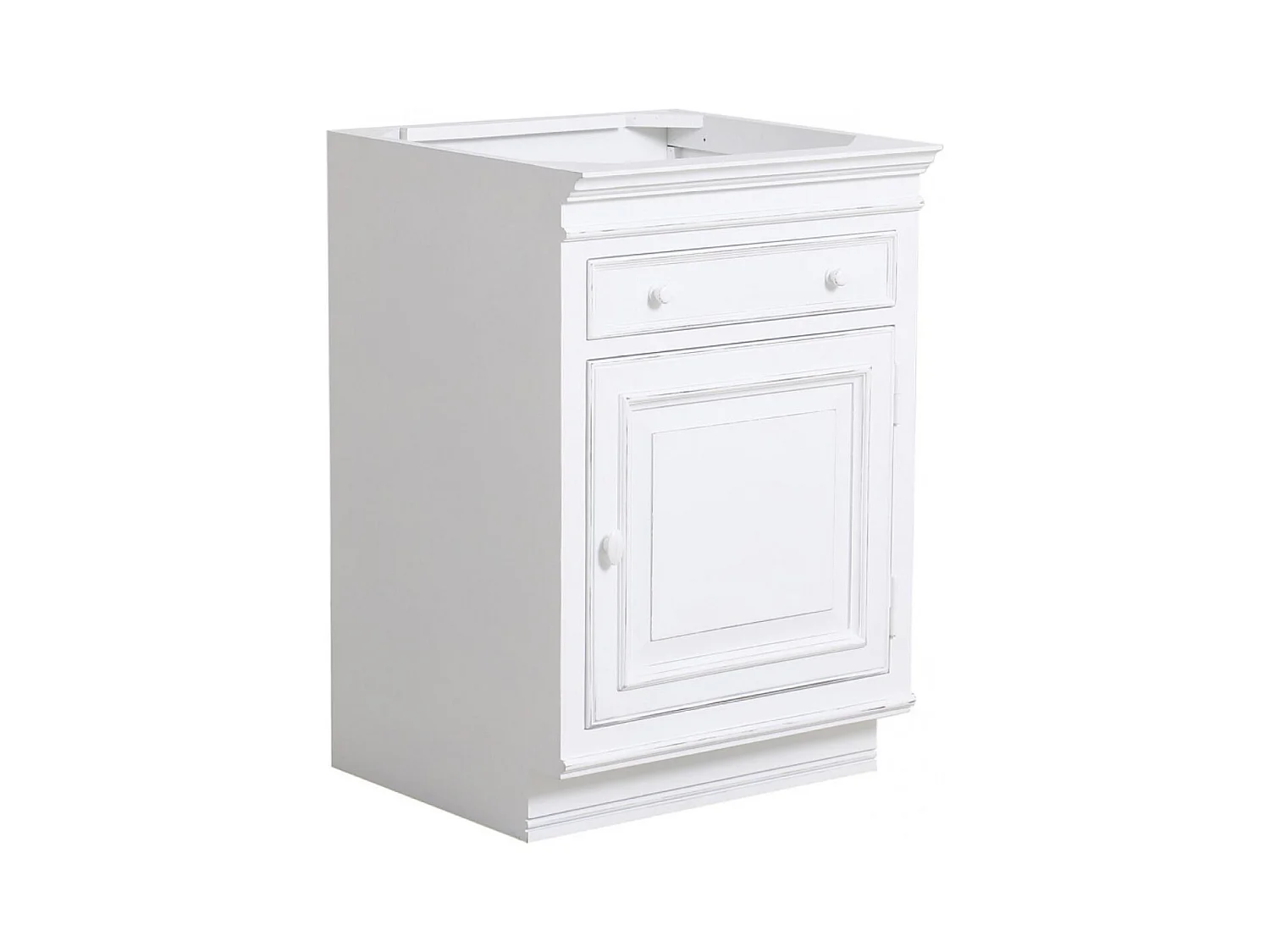 Meuble de cuisine bas 1 porte MDF Blanc - Harmonie Interior's