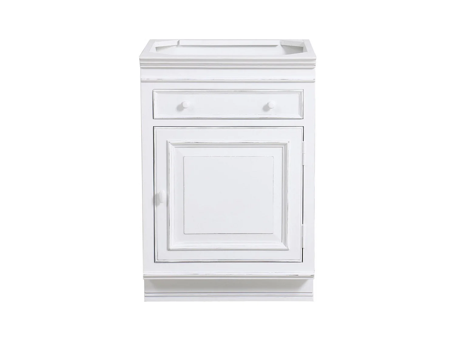 Meuble de cuisine bas 1 porte MDF Blanc - Harmonie Interior's