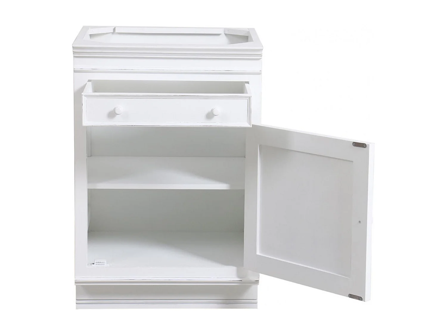 Meuble de cuisine bas 1 porte MDF Blanc - Harmonie Interior's