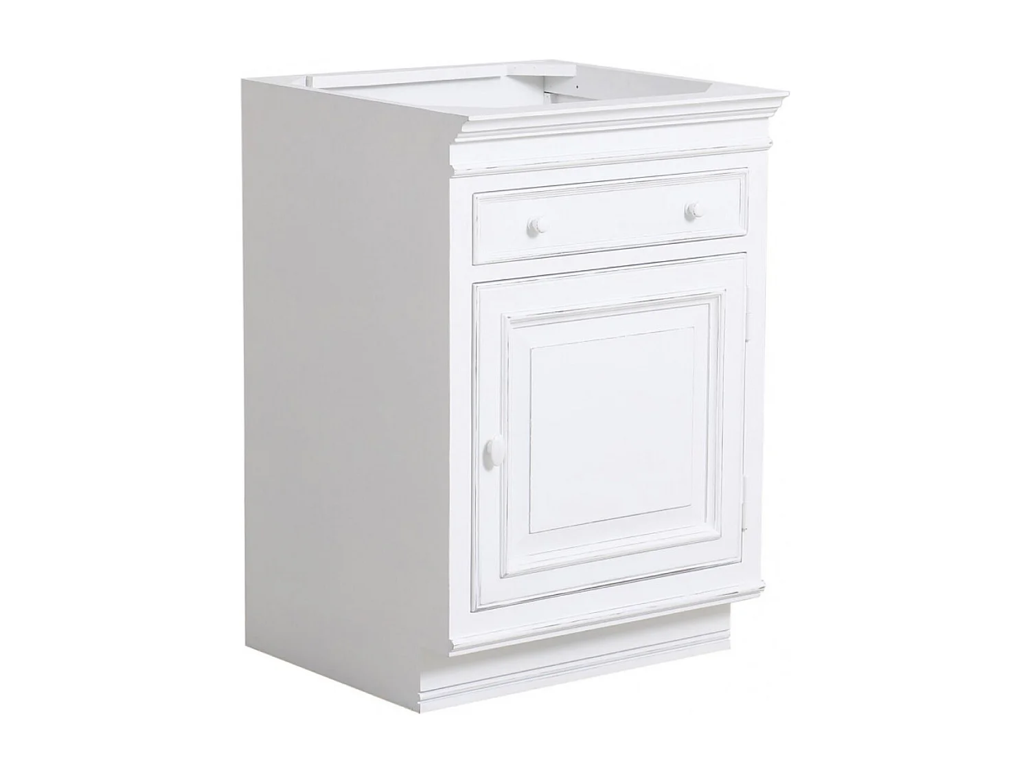 Meuble de cuisine bas 1 porte MDF Blanc - Harmonie Interior's