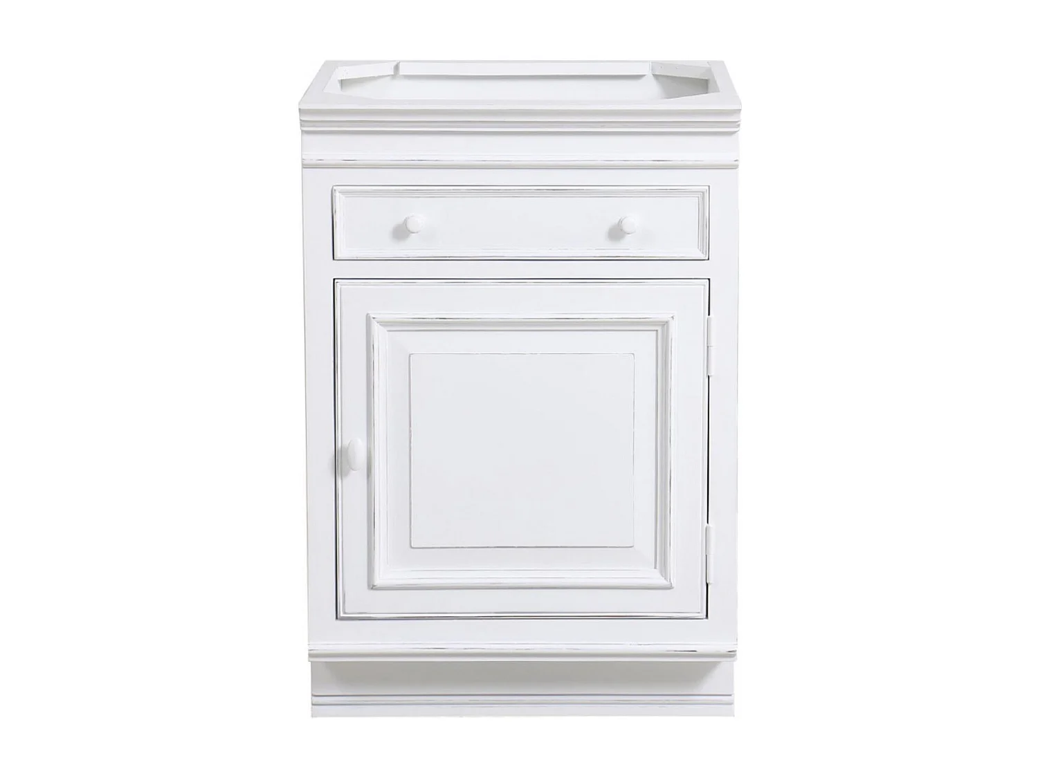 Meuble de cuisine bas 1 porte MDF Blanc - Harmonie Interior's