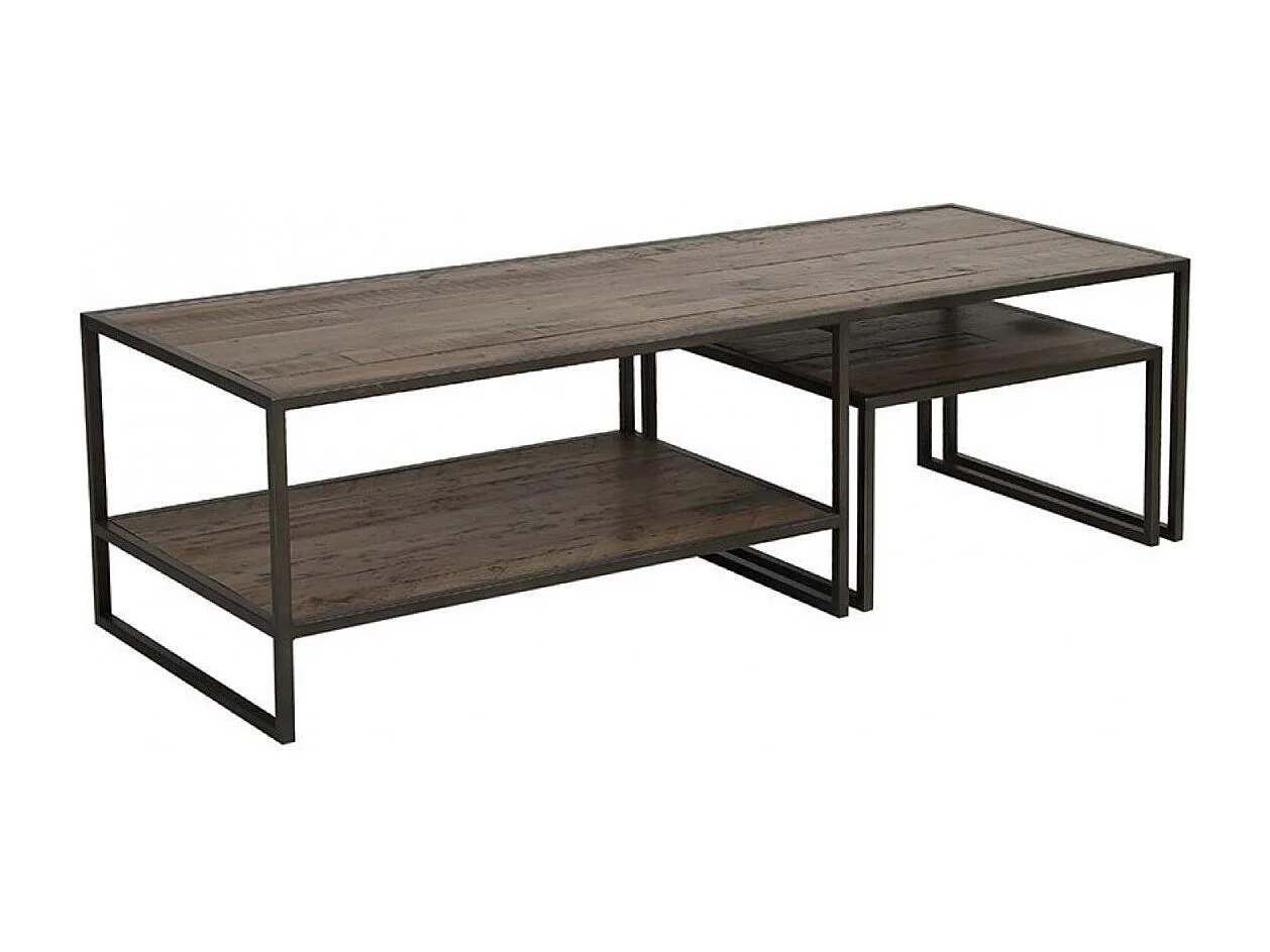 Tables basses gigognes MDF Marron - Manufacture Interior's