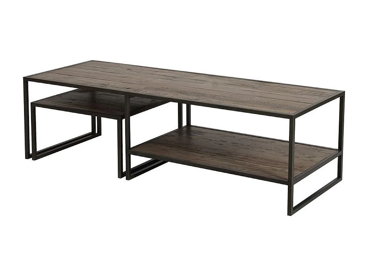 Tables basses gigognes MDF Marron - Manufacture Interior's