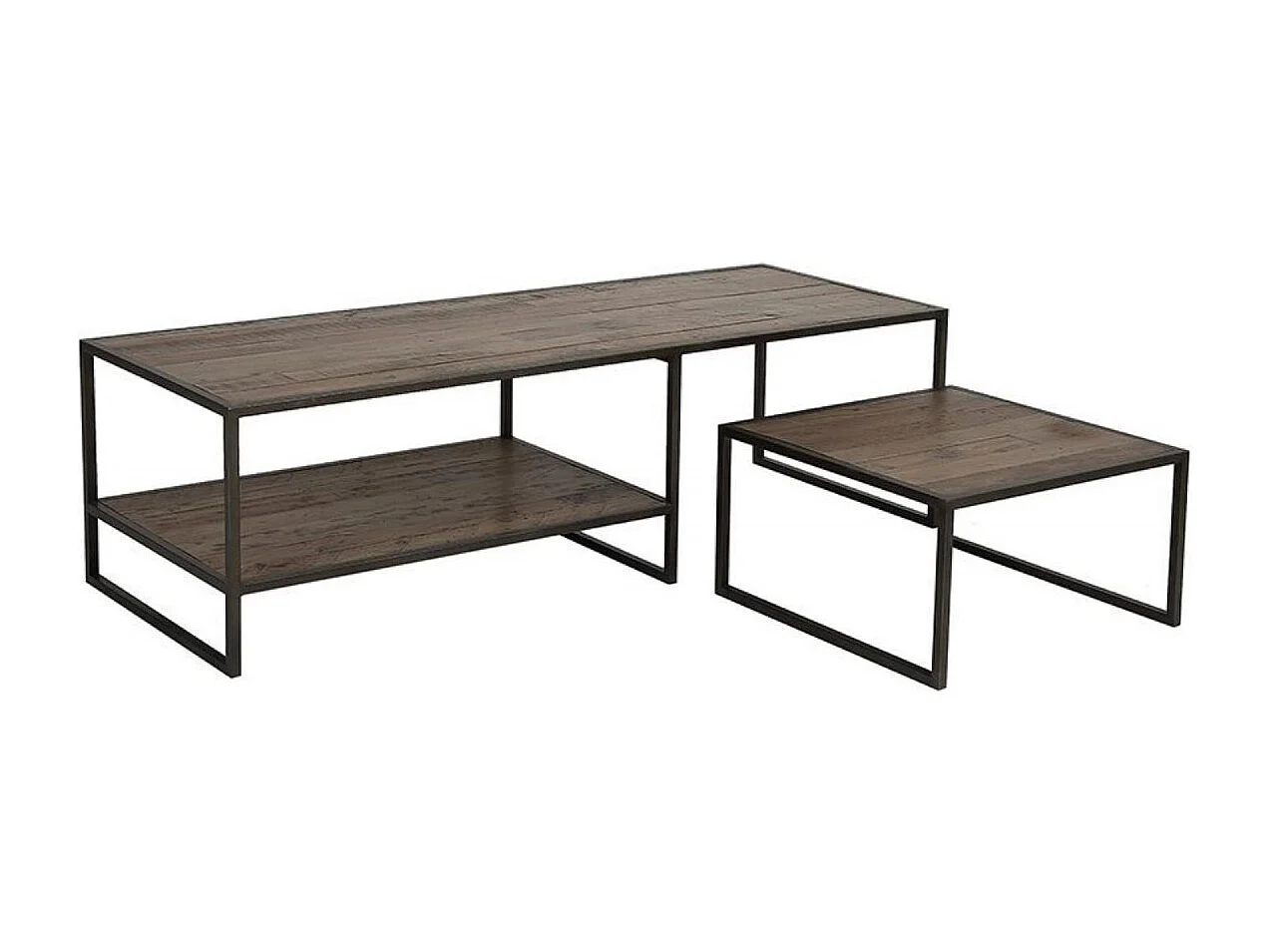 Tables basses gigognes MDF Marron - Manufacture Interior's