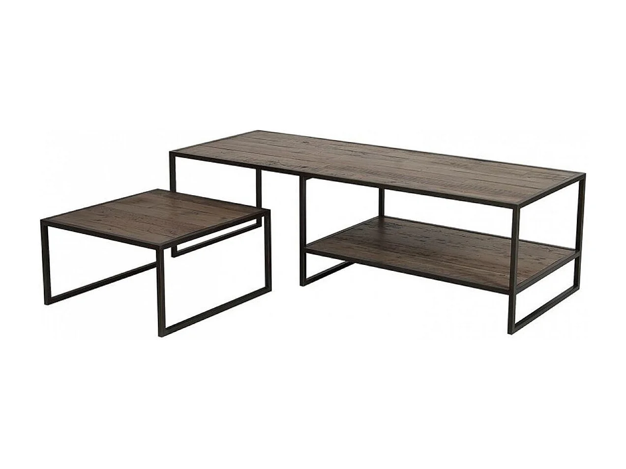 Tables basses gigognes MDF Marron - Manufacture Interior's