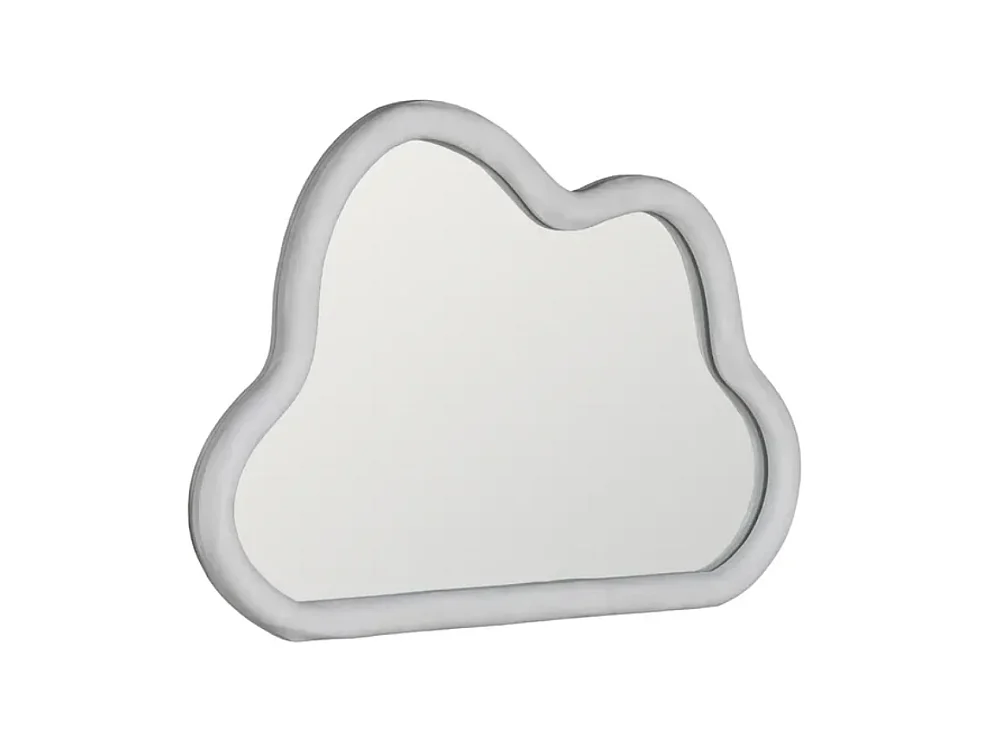 Miroir nuage velours blanc ARMALIE
