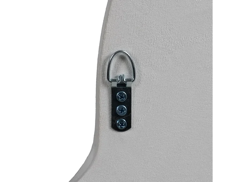 Miroir nuage velours blanc ARMALIE