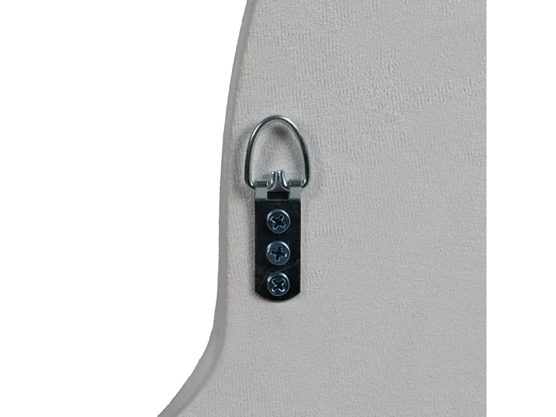 Miroir nuage velours blanc ARMALIE