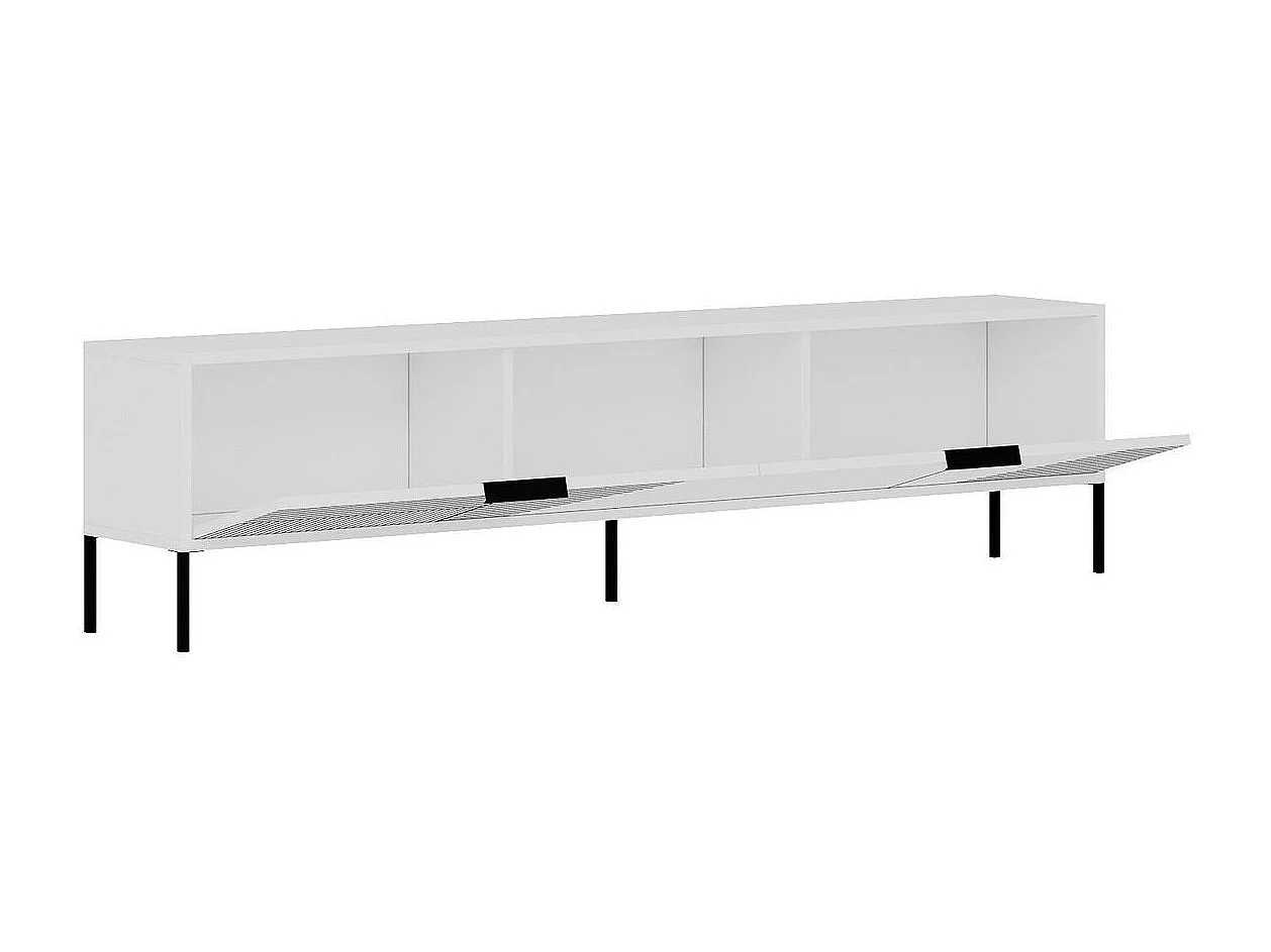 Stojak pod TV – 180 cm – Biały – MDF