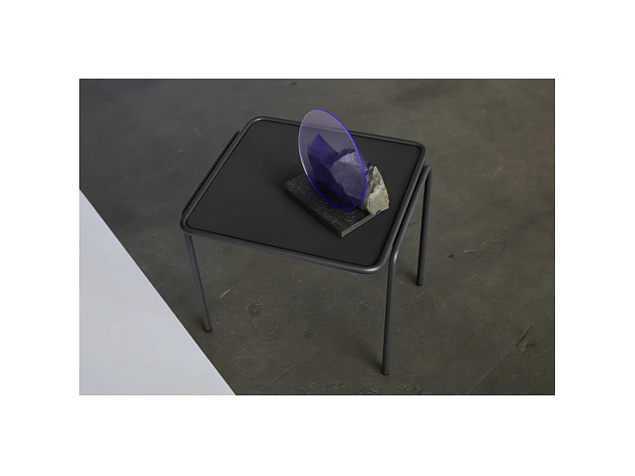 Table d'appoint métal outdoor indoor, 41 x 41 cm