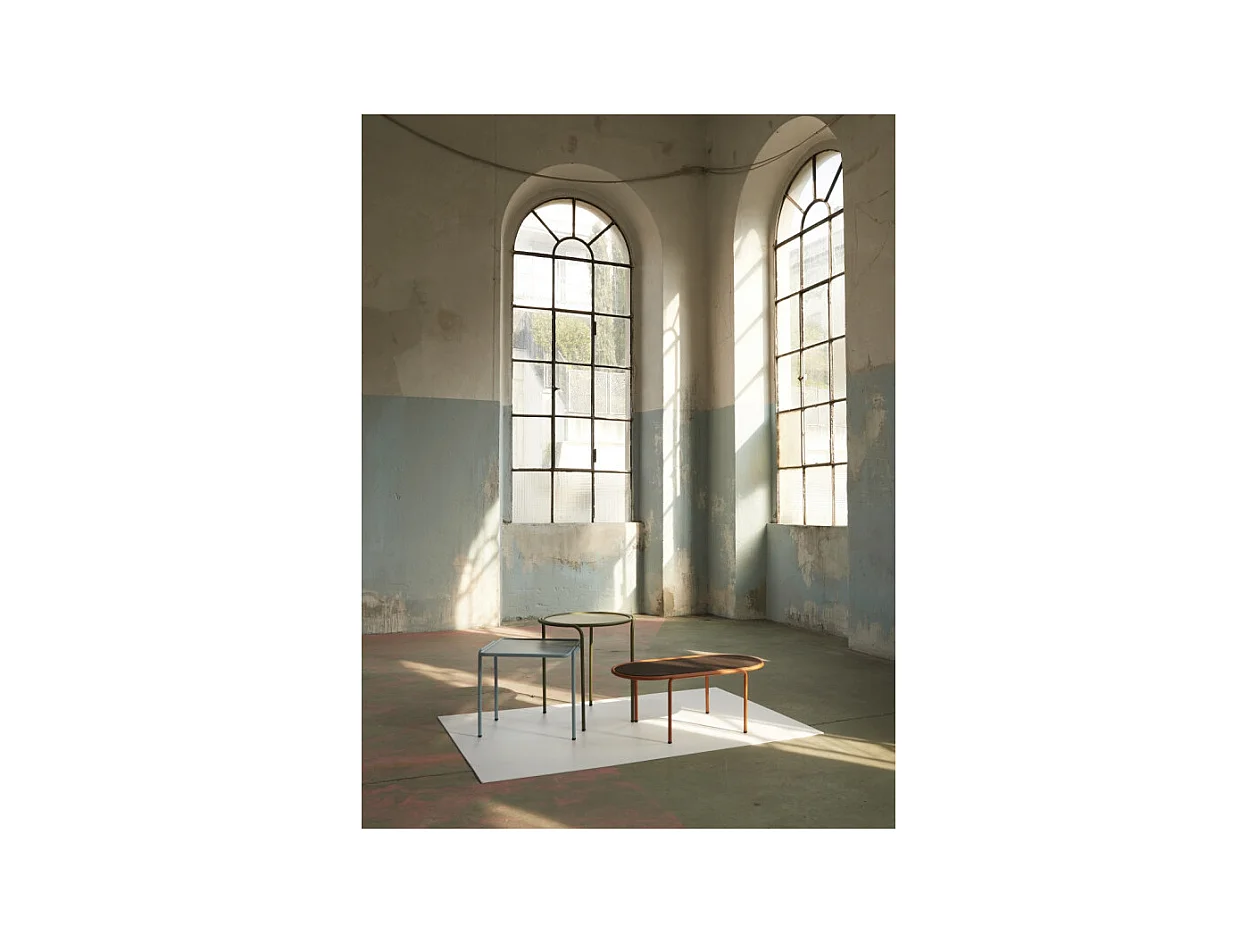 Table d'appoint métal outdoor indoor, 41 x 41 cm