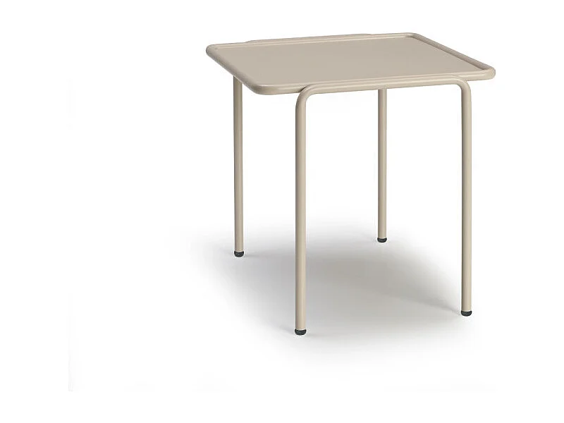 Table d'appoint métal outdoor indoor, 41 x 41 cm
