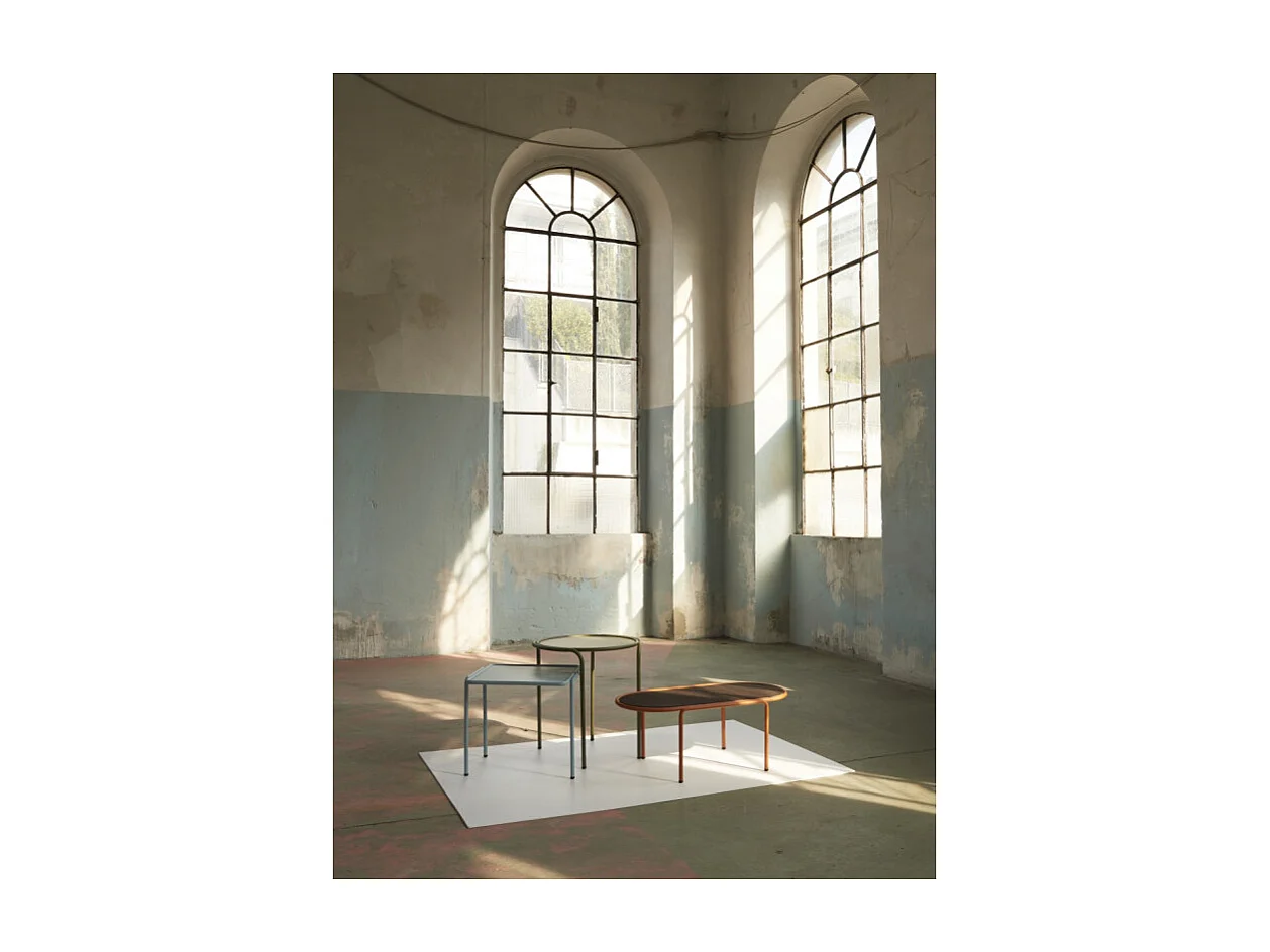 Table d'appoint métal outdoor indoor, 41 x 41 cm