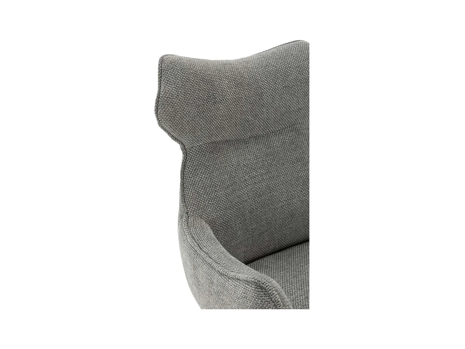 Pack de 2 sillones modelo Dimitri tapizado textil gris, 90cm(alto) 60cm(ancho) 65cm(largo)