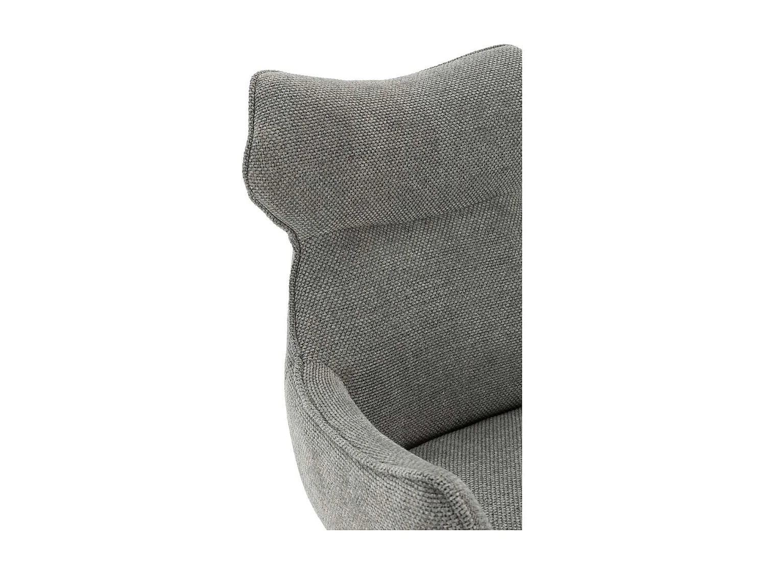 Pack de 2 sillones modelo Dimitri tapizado textil gris, 90cm(alto) 60cm(ancho) 65cm(largo)