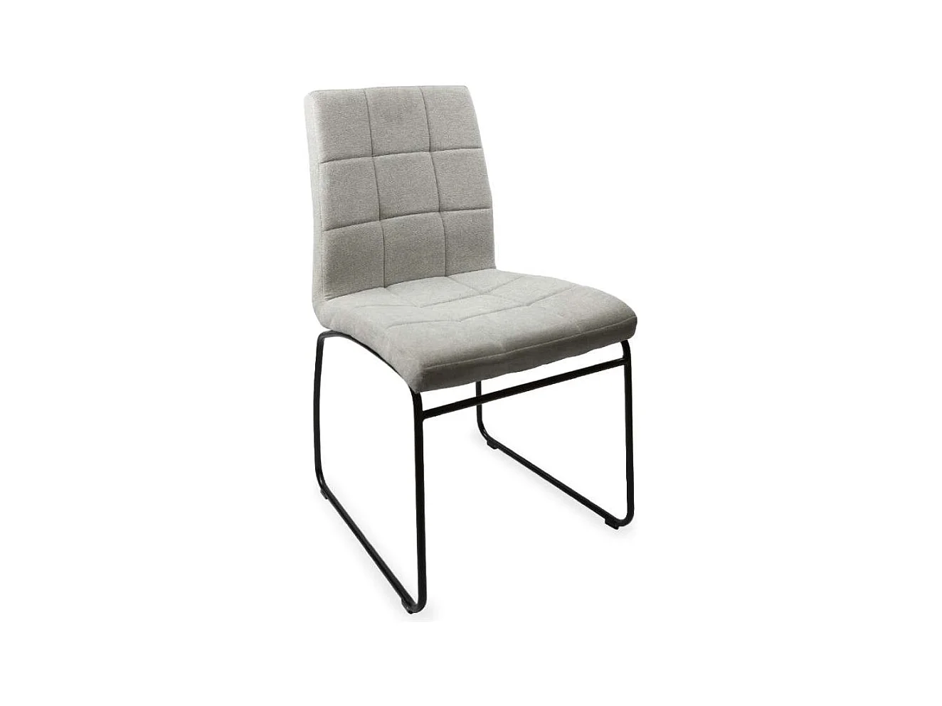 Pack de 2 sillas Lara tapizado beige, 85 cm (alto) 48 cm (ancho) 52 cm (fondo)