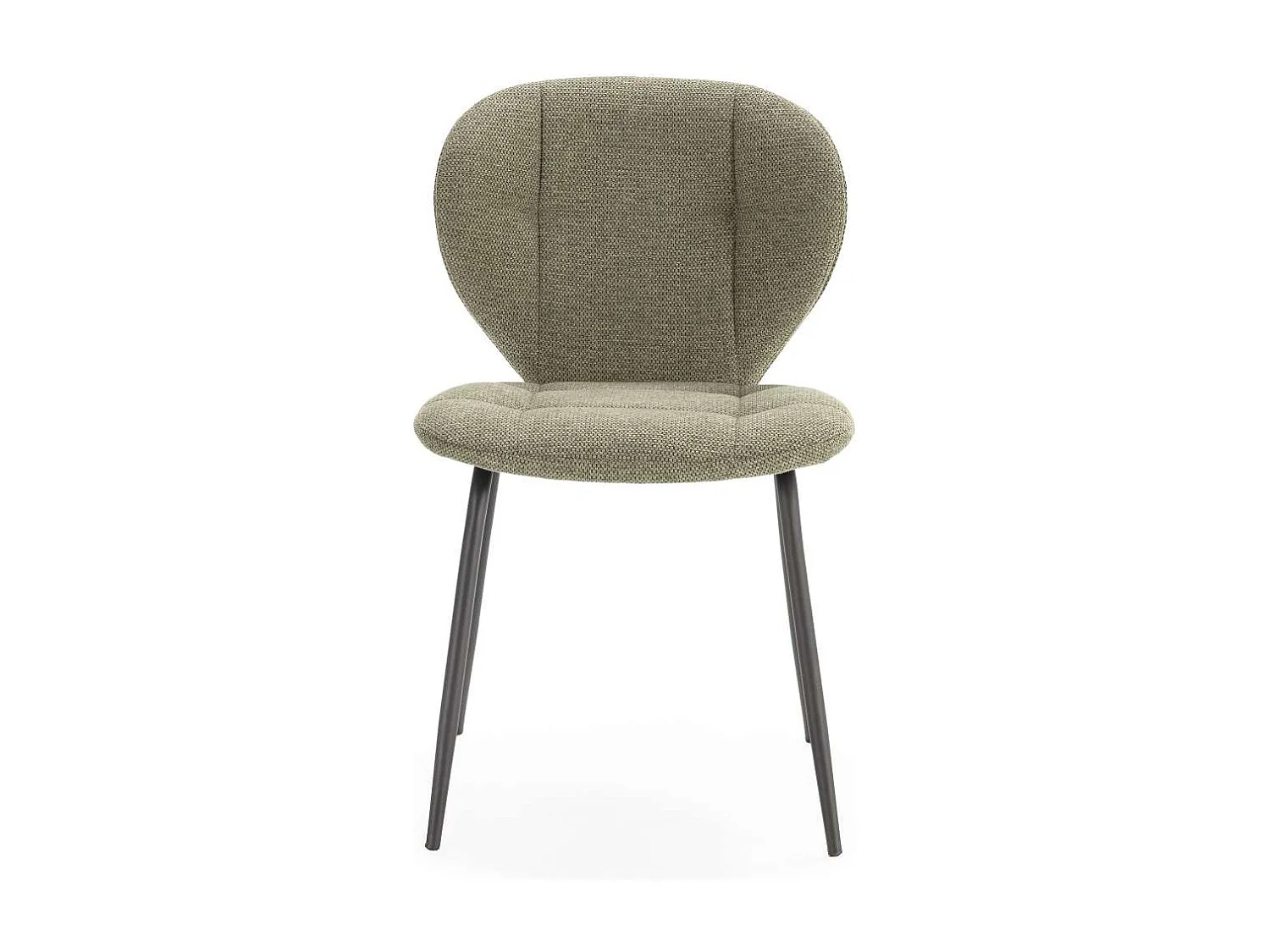 Pack de 2 sillas md-Belinda tapizado textil verde, 83cm(alto) 50cm(ancho) 58cm(largo)