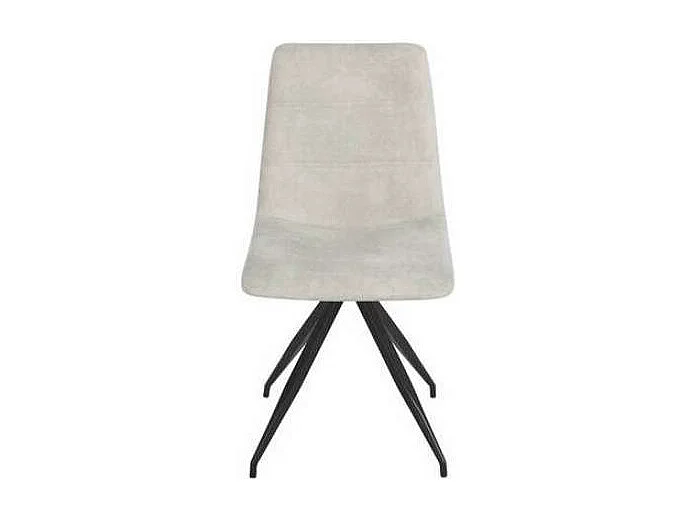 Pack de 4 sillas Alicante tapizadas en marfil, 91 cm (alto) 46 cm (ancho) 51 cm (fondo)