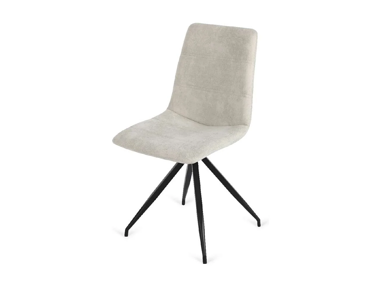 Pack de 4 sillas Alicante tapizadas en marfil, 91 cm (alto) 46 cm (ancho) 51 cm (fondo)