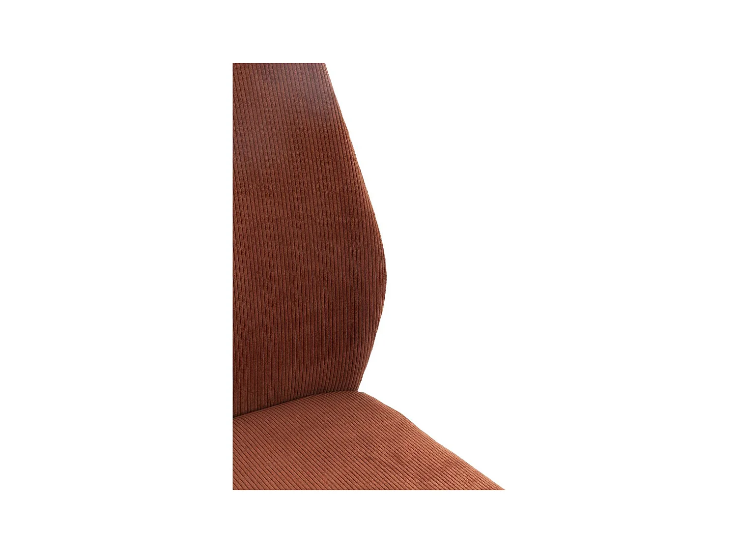 Pack de 4 sillas modelo Alicia tapizado textil teja, 97cm(alto) 45cm(ancho) 62cm(largo)