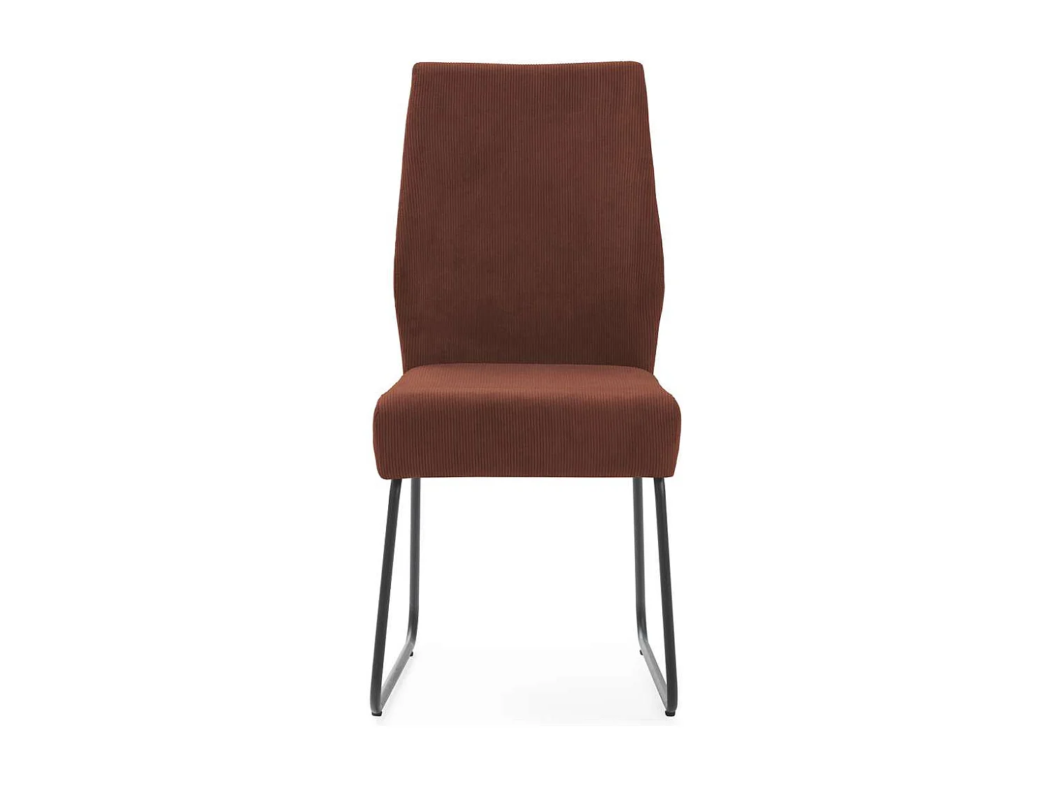 Pack de 4 sillas modelo Alicia tapizado textil teja, 97cm(alto) 45cm(ancho) 62cm(largo)