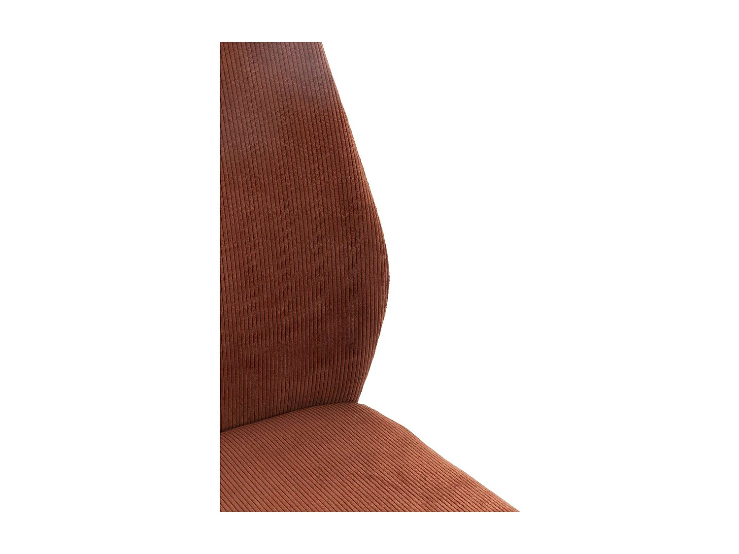 Pack de 4 sillas modelo Alicia tapizado textil teja, 97cm(alto) 45cm(ancho) 62cm(largo)