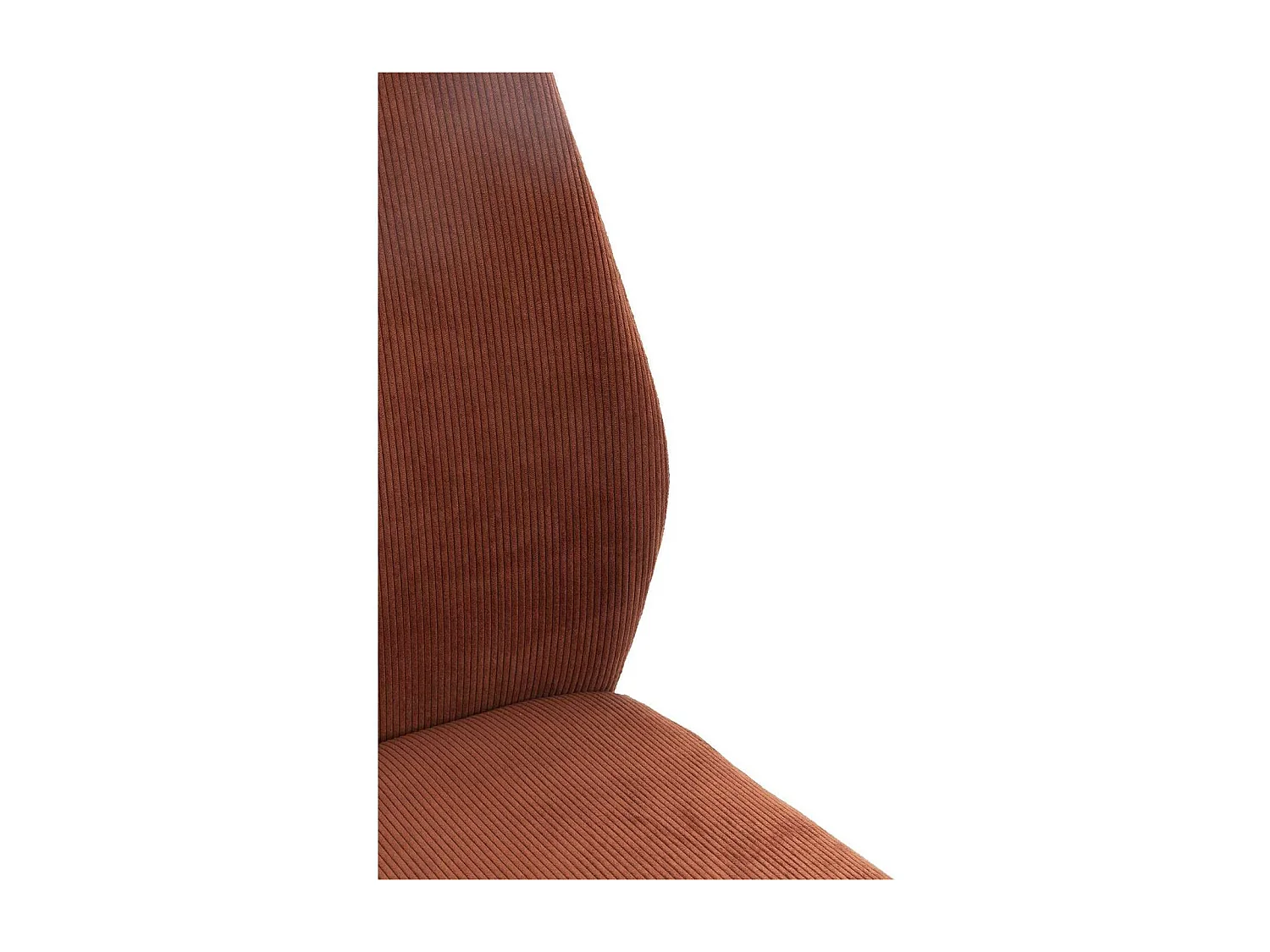 Pack de 4 sillas modelo Alicia tapizado textil teja, 97cm(alto) 45cm(ancho) 62cm(largo)