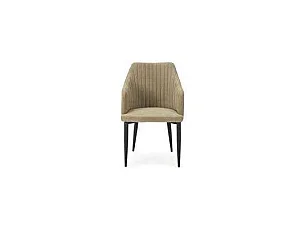 Pack de 2 sillones para comedor Marc tapizado textil verde, 88cm(alto) 55cm(ancho) 57cm(fo