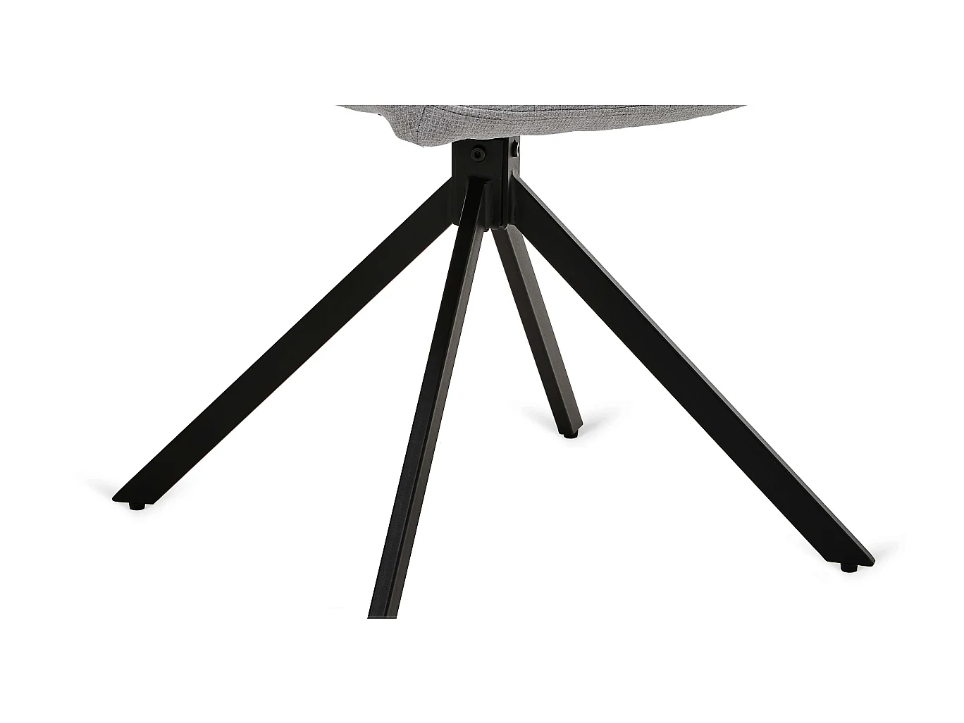 Pack de 2 sillones Gabi tapizadas en textil gris, 85cm(alto) 42cm(ancho) 58cm(fondo)