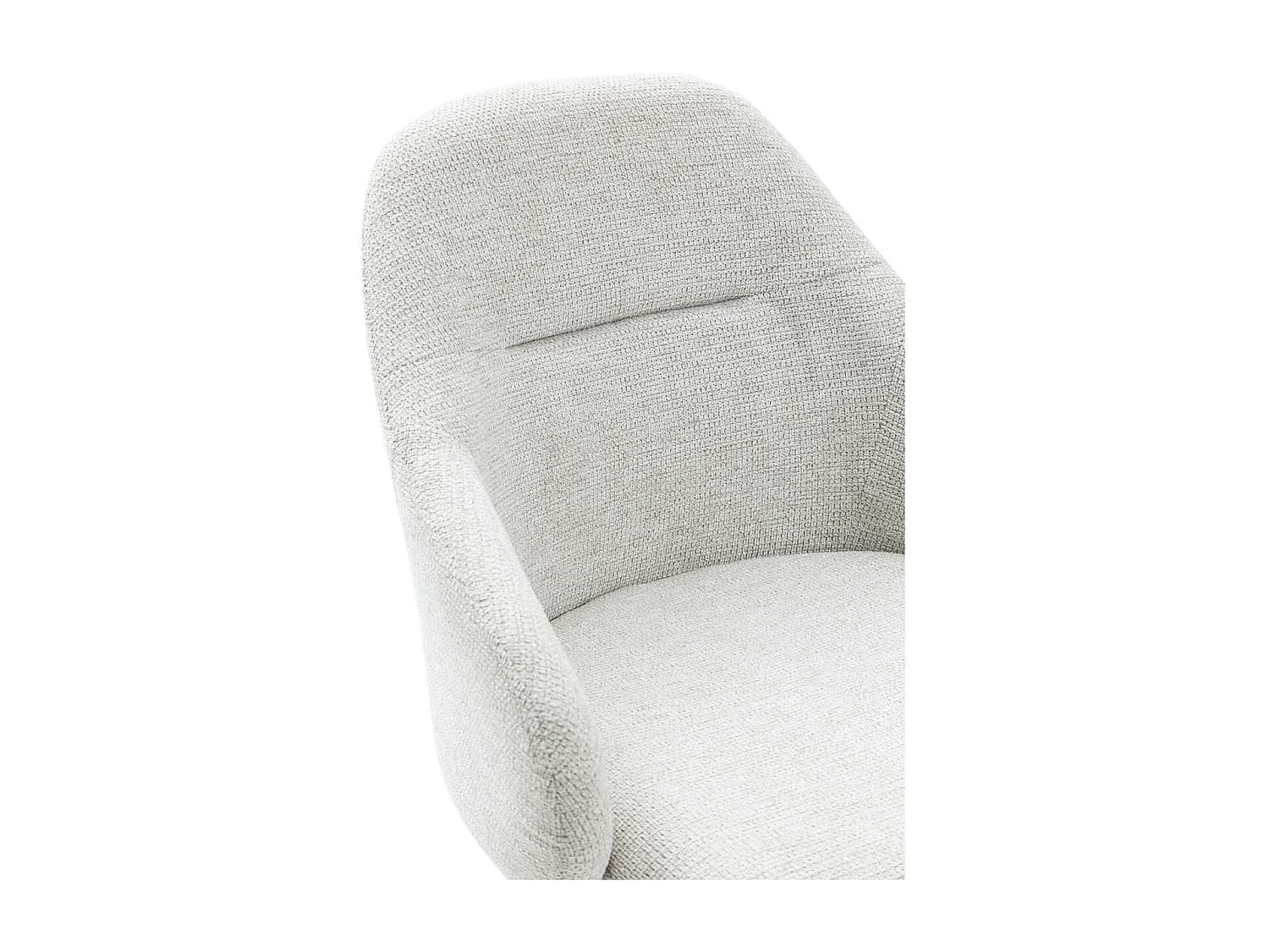 Pack de 2 sillones giratorias modelo Tamesis tapizado textil taupe, 84cm(alto) 56.5cm(anch