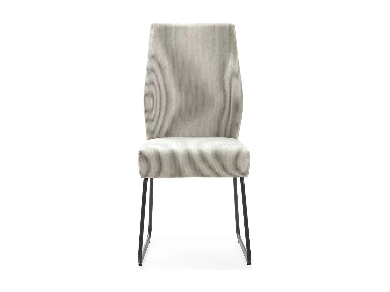 Pack de 4 sillas modelo Alicia tapizado textil piedra, 97cm(alto) 45cm(ancho) 62cm(largo)