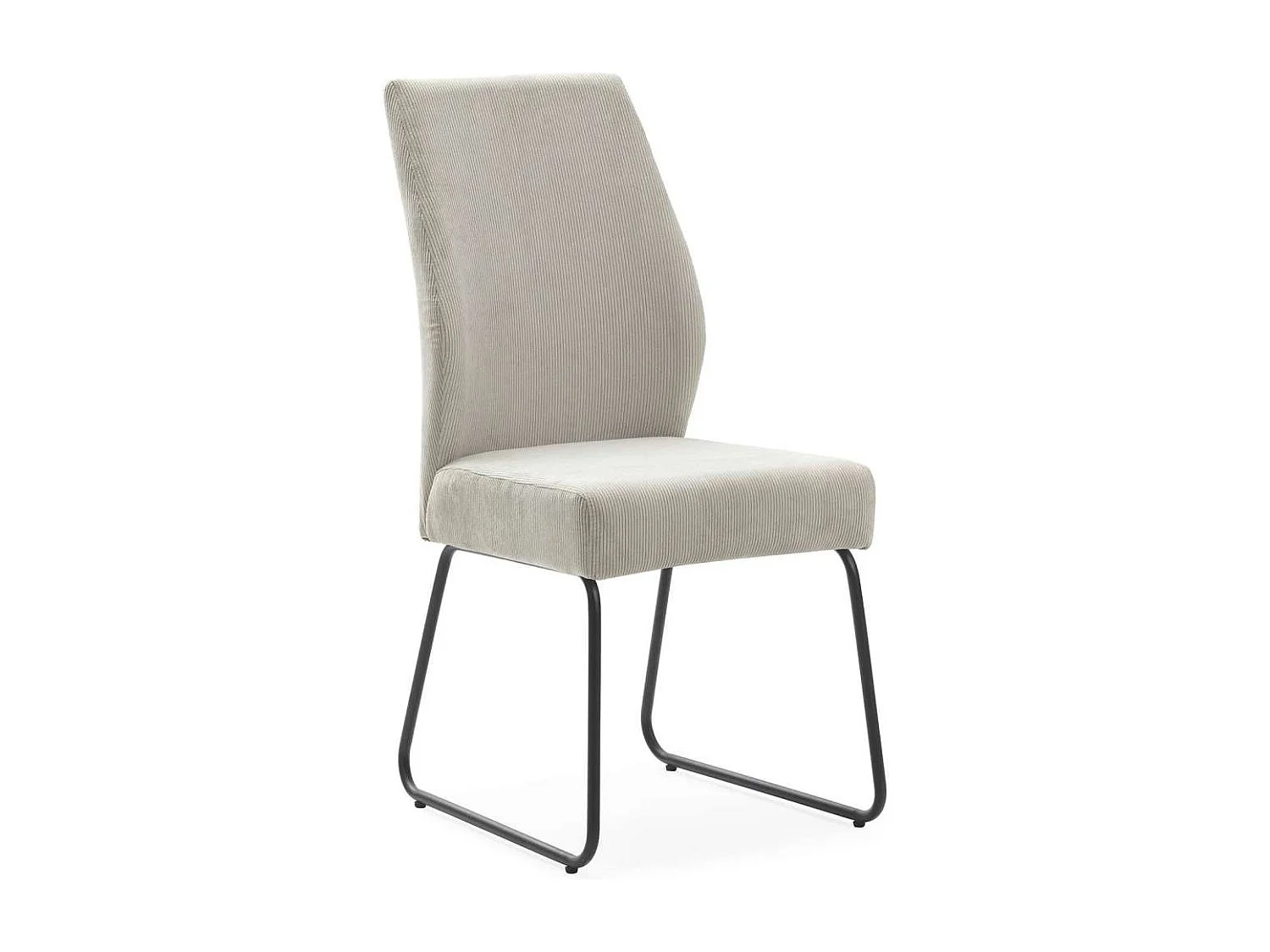 Pack de 4 sillas modelo Alicia tapizado textil piedra, 97cm(alto) 45cm(ancho) 62cm(largo)