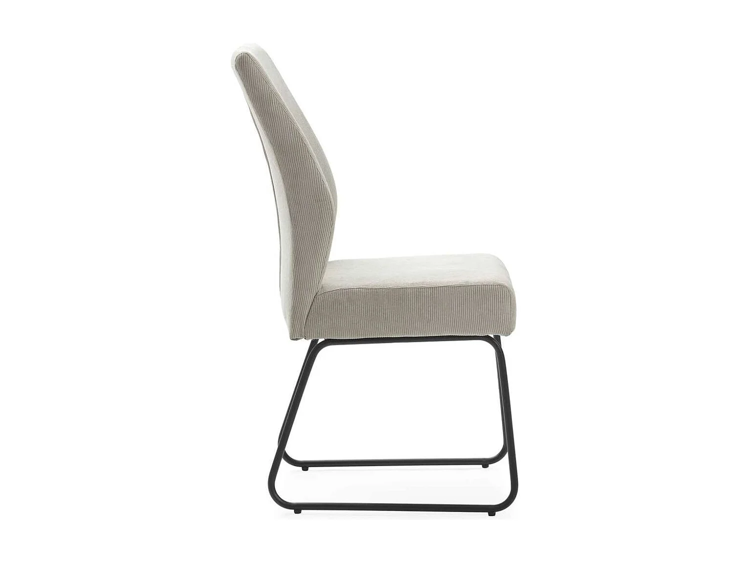 Pack de 4 sillas modelo Alicia tapizado textil piedra, 97cm(alto) 45cm(ancho) 62cm(largo)