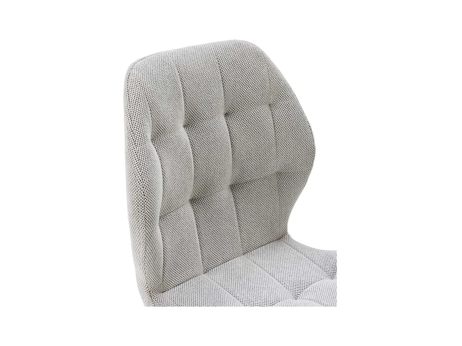 Pack de 4 sillas modelo Duna tapizado textil gris claro, 86cm(alto) 48cm(ancho) 58cm(largo