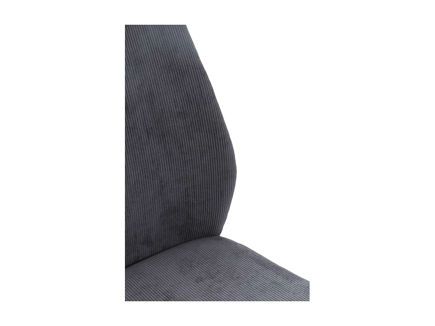 Pack de 4 sillas modelo Alicia tapizado textil gris antracita, 97cm(alto) 45cm(ancho) 62cm