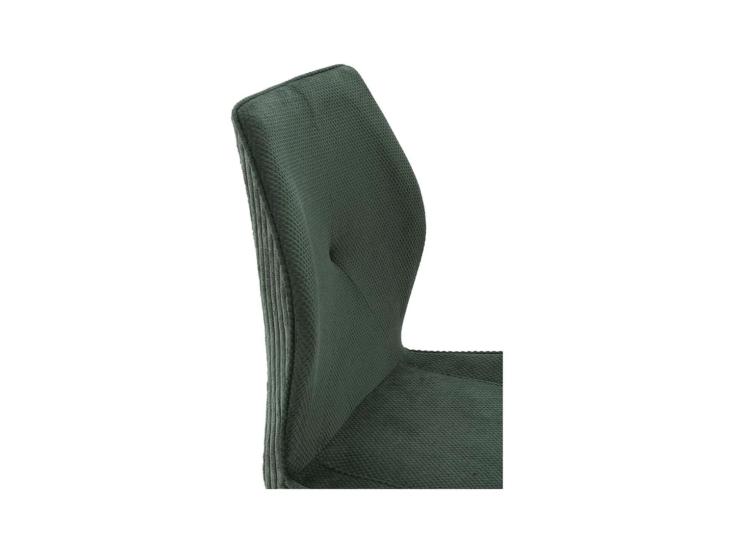 Pack de 2 sillas modelo Adara tapizado textil verde, 91cm(alto) 46cm(ancho) 62cm(largo)