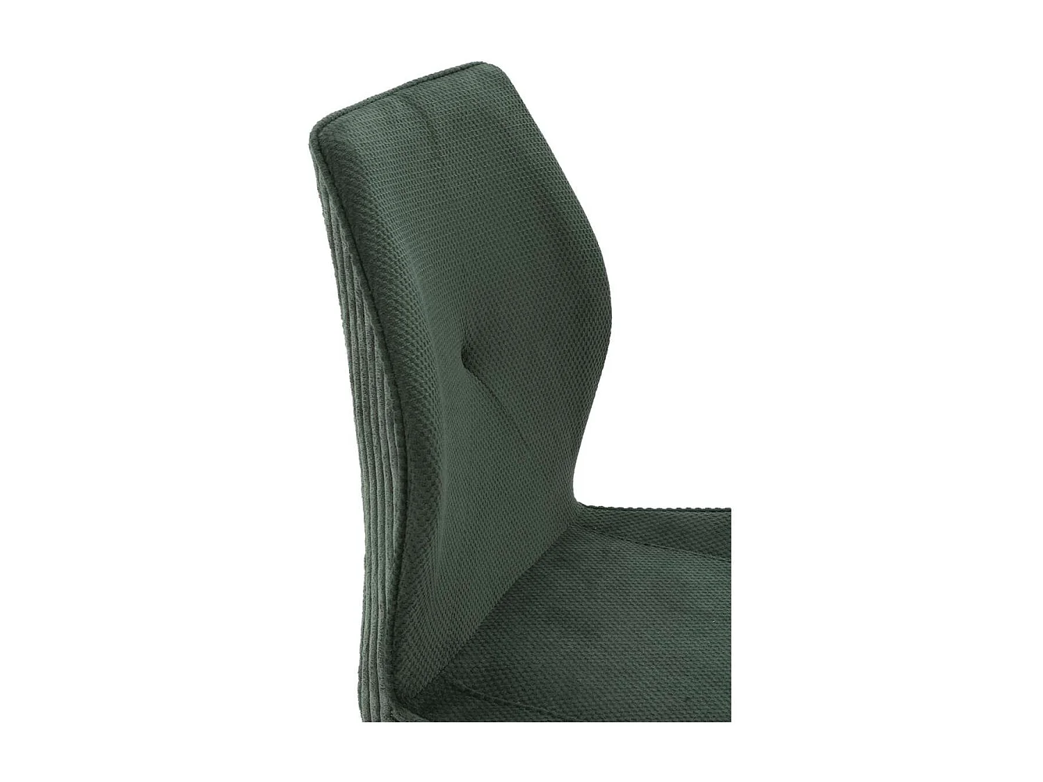 Pack de 2 sillas modelo Adara tapizado textil verde, 91cm(alto) 46cm(ancho) 62cm(largo)