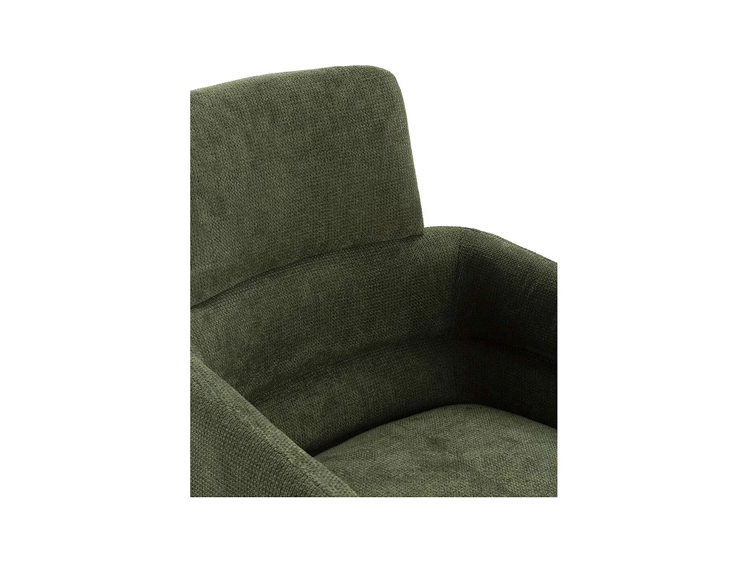 Pack de 2 sillones giratorios modelo Maggie tapizado textil verde, 93cm(alto) 58cm(ancho)