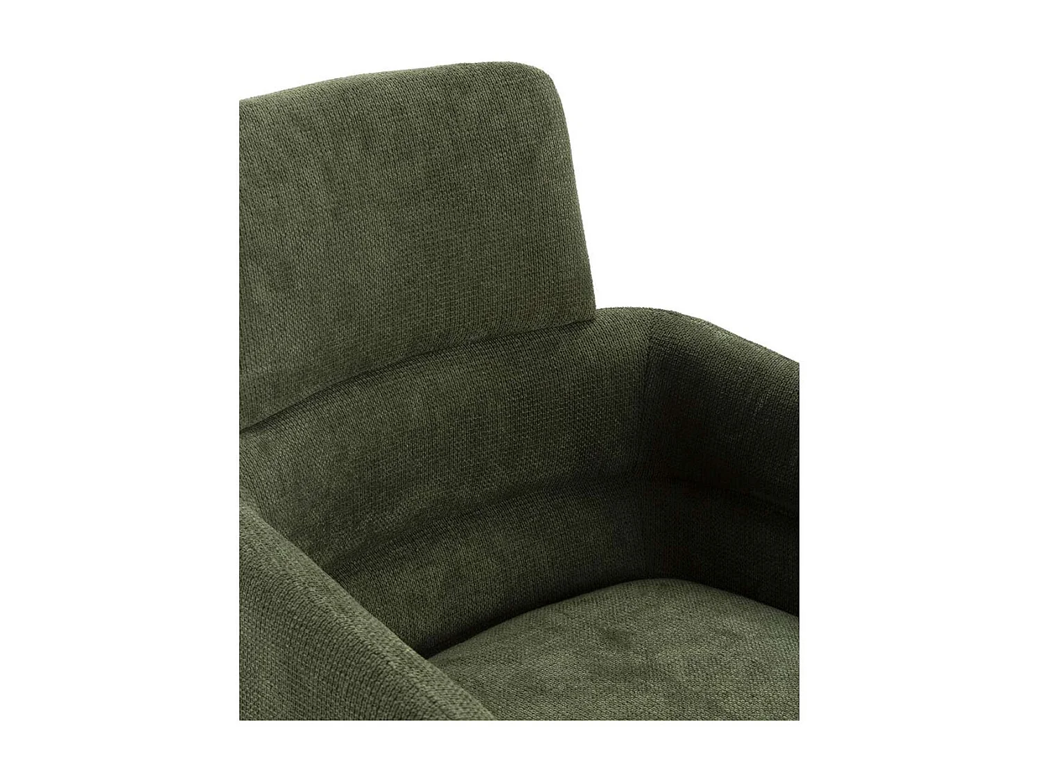 Pack de 2 sillones giratorios modelo Maggie tapizado textil verde, 93cm(alto) 58cm(ancho)