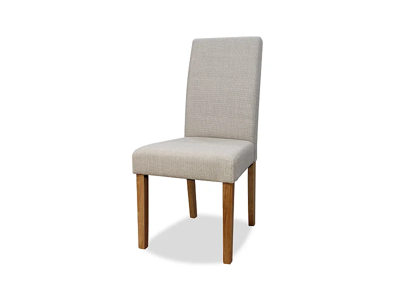 Pack de 2 sillas modelo Villalba tapizadas en textil beige, 99cm(alto) 47cm(ancho) 60cm(la