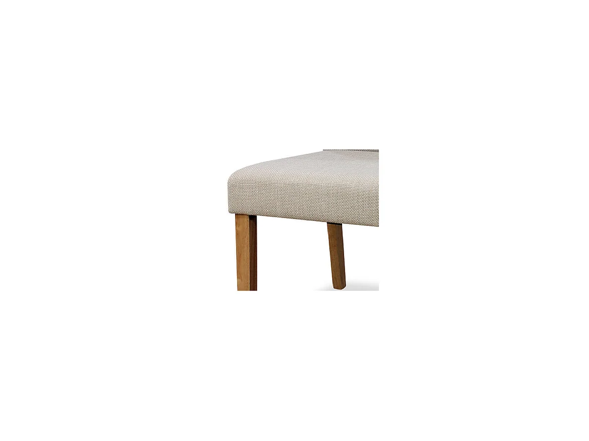 Pack de 2 sillas modelo Villalba tapizadas en textil beige, 99cm(alto) 47cm(ancho) 60cm(la