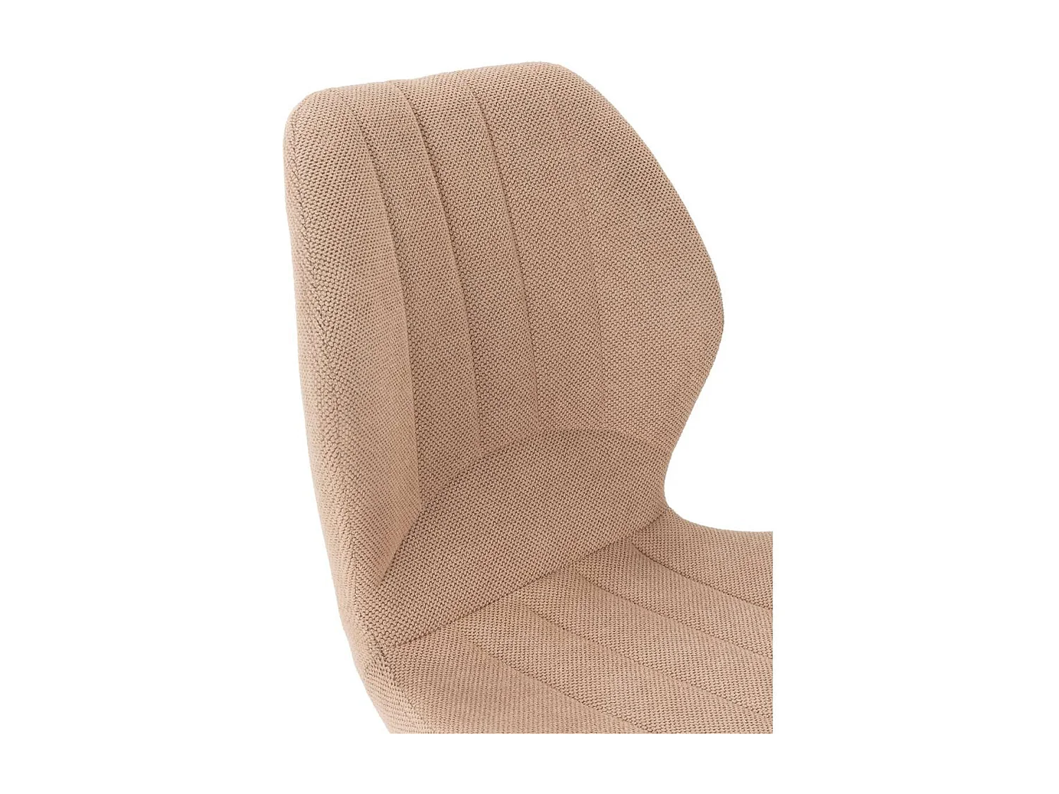 Pack de 4 sillas modelo Miño tapizado textil salmón, 85cm(alto) 47cm(ancho) 58cm(largo)